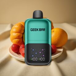 GEEK BAR 2GO 20ml 50000 Caladas Dos Series Vape Desechable Fresa & Kiwi con Pantalla Interactiva, 3 Niveles de Sabor/Frescura, Batería Recargable y 5% de Sal de Nicotina