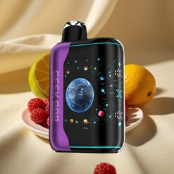 GEEK BAR Platinum Edition 25000 Caladas Vape Desechable Frutos del Bosque Cereza Lima con Pantalla Curva 3D, Carga Rápida USB-C y Acabado en Acero Platino Mate