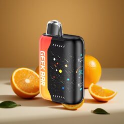 GEEK BAR Pulse X 42K Puffs Edición Meteoro Dragón Naranja con Pantalla 3D, Batería 820mAh y Bobina Dual Mesh