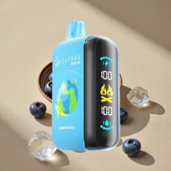 ELF BAR RAYA D3 25000 Puffs Vape Desechable Recargable 23ml 5% Nicotina – Blueberry Ice (Arándano Hielo)