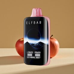 Elf Bar Moonnight 40000 Puffs Dos Manzanas - 22ml E-Líquido, 1000mAh Batería Recargable, Carga Rápida Tipo-C