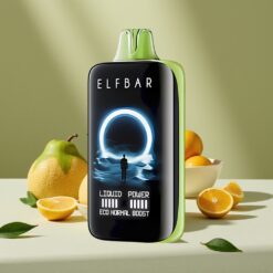 Elf Bar Moonnight 40000 Puffs Menta de Miami – 22ml E-Líquido, 1000mAh Batería Recargable, Carga Rápida Tipo-C, Resistencia Mesh, 50MG (5%) Nicotina