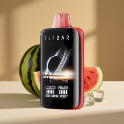 Elf Bar Moonnight 40000 Puffs Sandía Helada – 22ml, 1000mAh, Carga Rápida Type-C, 50MG (5%), Mesh Coil