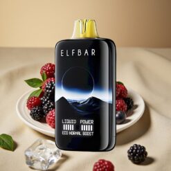 Elf Bar Moonnight 40000 Puffs Zarzamora Helada – 22ml E-Líquido, 1000mAh Batería, Carga Rápida Tipo-C, Resistencia Mesh