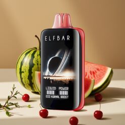Elf Bar Moonnight 40.000 Puffs Cereza Sandía – 22ml – 1000mAh – Carga Rápida Type-C – 50MG (5%) – Bobina Mesh