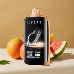 Elf Bar Moonnight 40,000 Puffs Mango Melocotón Sandía – 22ml E-Líquido, 1000mAh Batería Recargable, Carga Rápida Tipo-C, 50MG Nicotina, Coil Mesh